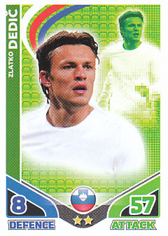 Zlatko Dedic Slovenia 2010 World Cup Match Attax #211